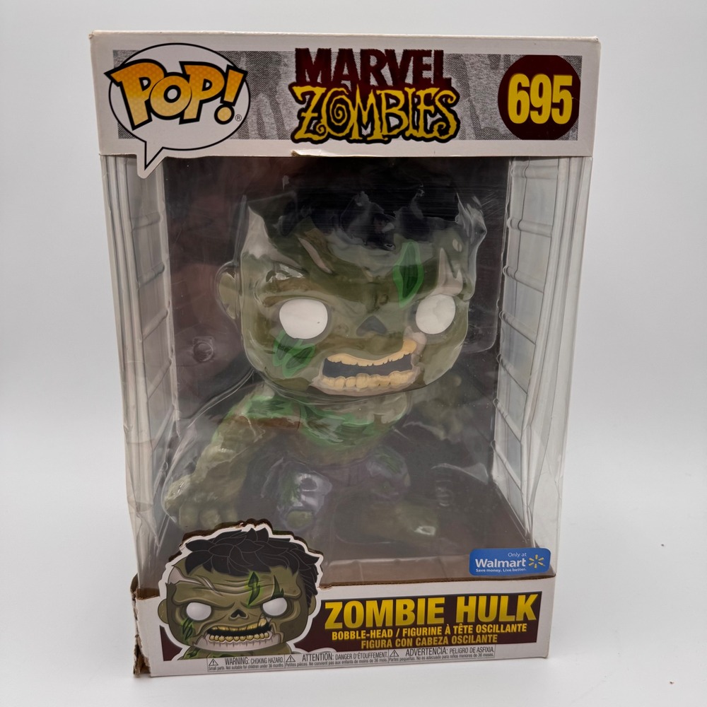 Funko Pop Marvel Zombies Zombie Hulk 695 Walmart Exclusive Bobble-Head Figure